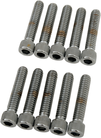 DRAG SPECIALTIES Bolts - Socket-Head - Knurled - 1/4-20 x 1-1/4" MPB182