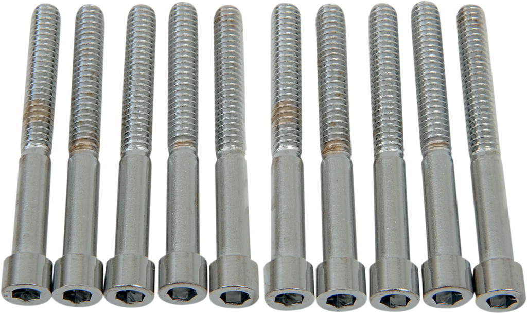 DRAG SPECIALTIES Bolts - Socket-Head - Smooth - 1/4-20 x 2-1/4" MPB186S