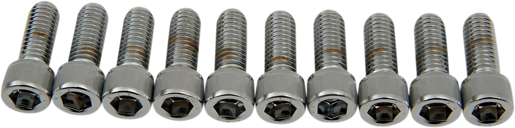 DRAG SPECIALTIES Bolts - Socket-Head - Knurled - 3/8-16 x 1" MPB238