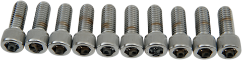 DRAG SPECIALTIES Bolts - Socket-Head - Knurled - 3/8-16 x 1" MPB238
