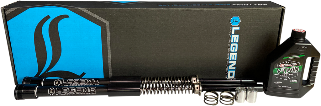 LEGEND SUSPENSION AXEO+2 (+2" Raised) Fork Cartridge - Black - 49 mm 0414-0599
