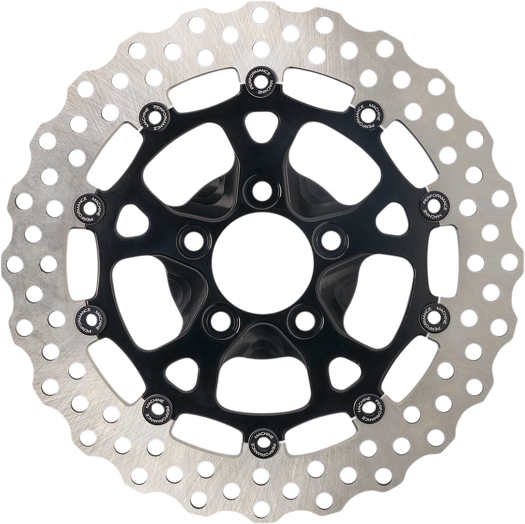 PERFORMANCE MACHINE (PM) Front Dominator Rotor - 11.8" - Black 0133-1806S-B