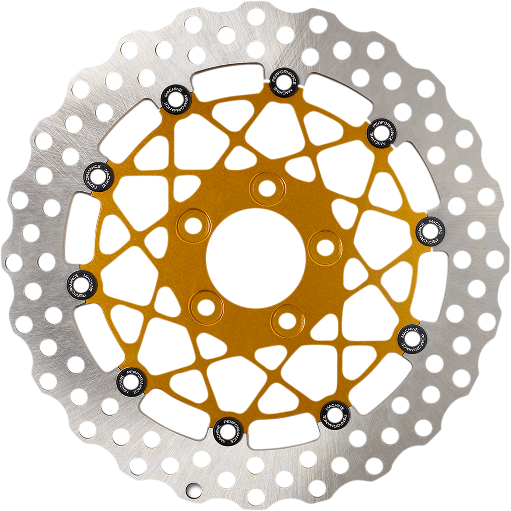 PERFORMANCE MACHINE (PM) Front Speedstar Rotor - 11.8" - Gold 0133-1809S-G