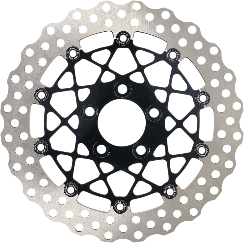 PERFORMANCE MACHINE (PM) Front Speedstar Rotor - 11.8" - Black 0133-1809S-B