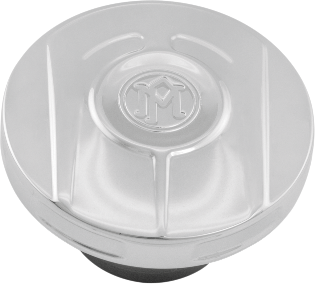 PERFORMANCE MACHINE (PM) Fuel Cap - Scallop - Black Ops 020-2074SCA-SMB