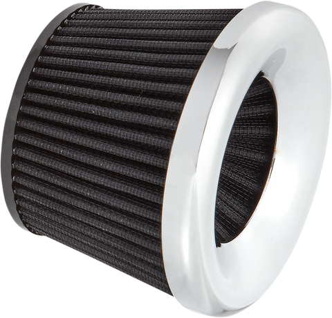 ARLEN NESS Replacement Velocity 65?/90? Air Filter - Chrome 81-209