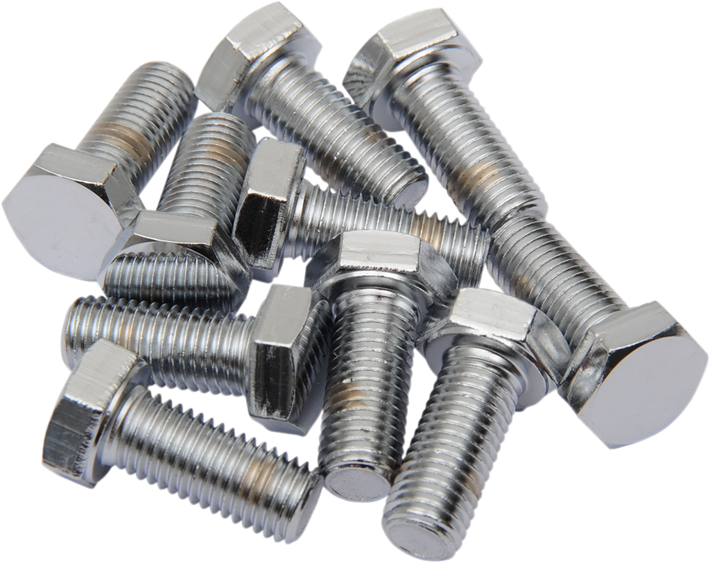 DRAG SPECIALTIES Bolts - Hex-Head - 5/16"-24 x 7/8" - Chrome MPB148