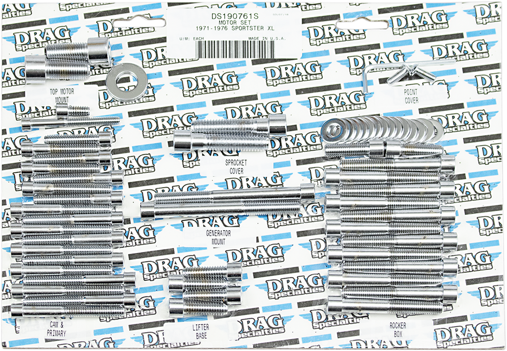 DRAG SPECIALTIES Bolts - Motor - Socket-Head - Smooth - XL MK118S