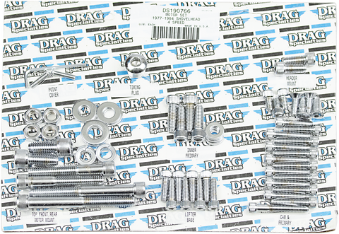 DRAG SPECIALTIES Bolts - Motor - Socket-Head - 4-Speed - Big Twin MK109