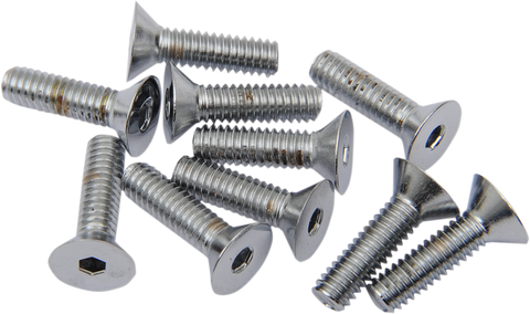 DRAG SPECIALTIES Bolts - Flat-Head - Chrome - 8-32 x 3/4" MPB568