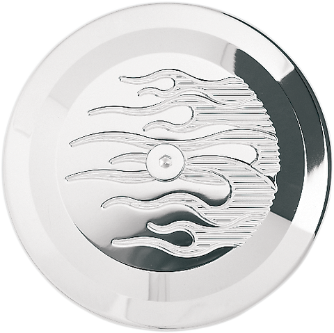 JOKER MACHINE Flame Air Cleaner Cover - Twin Cam '99-'17 02-21F