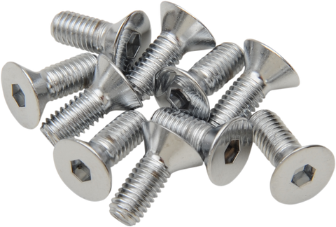 DRAG SPECIALTIES Bolts - Flat-Head - Chrome - 10-32 x 3/4" MPB573