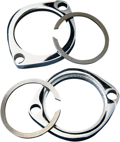 DRAG SPECIALTIES Exhaust Flange Kit - Chrome 74545