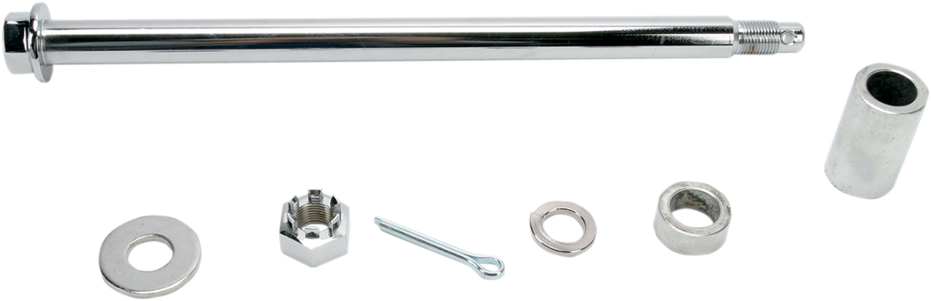 DRAG SPECIALTIES Axle Kit - Rear - Chrome - '00-'07 ST 16-0304-BC520