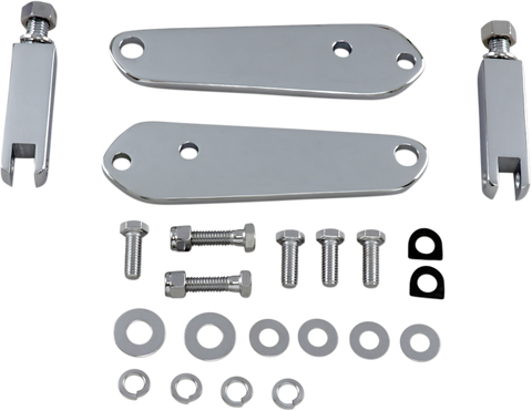 DRAG SPECIALTIES Highway Peg Mount - Chrome - Dyna 75416