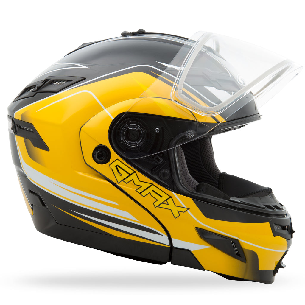 Gm 54s Modular Terrain Snow Helmet Black/Yellow 2x