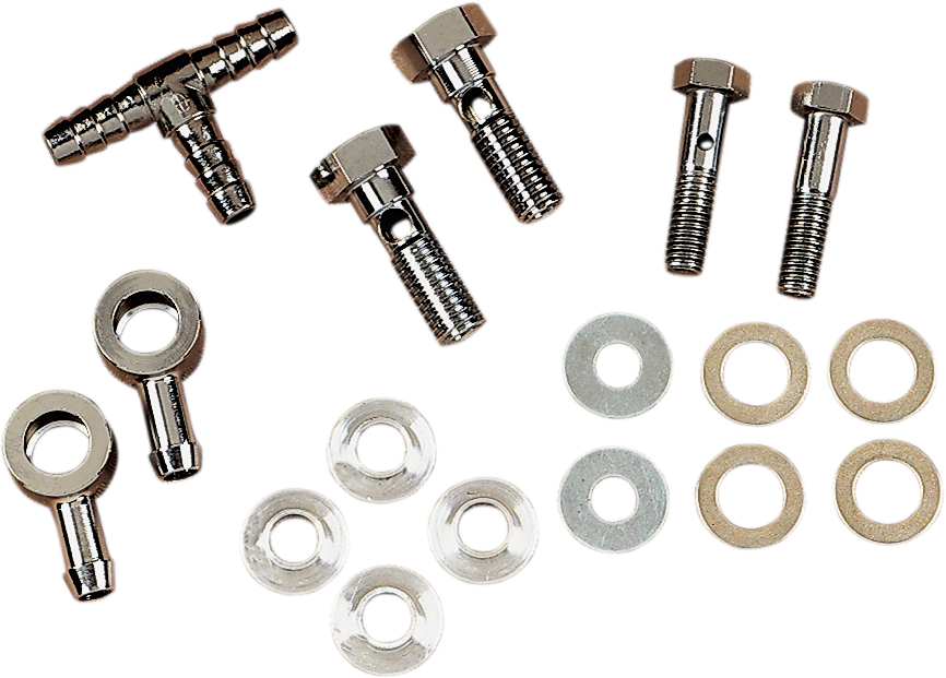 DRAG SPECIALTIES Air Cleaner Breather Kit - XL/Big Twin 120090-BC105
