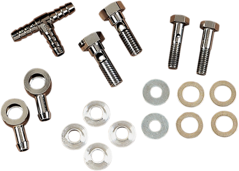 DRAG SPECIALTIES Air Cleaner Breather Kit - XL/Big Twin 120090-BC105