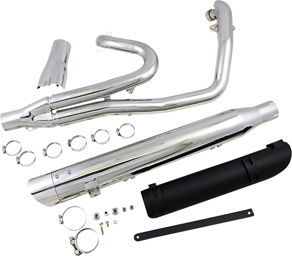 BASSANI XHAUST Road Rage 2:1 Exhaust - Chrome - Challenger 8H18S