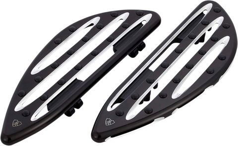 ARLEN NESS Driver Floorboards - Deep Cut - Black 410-003