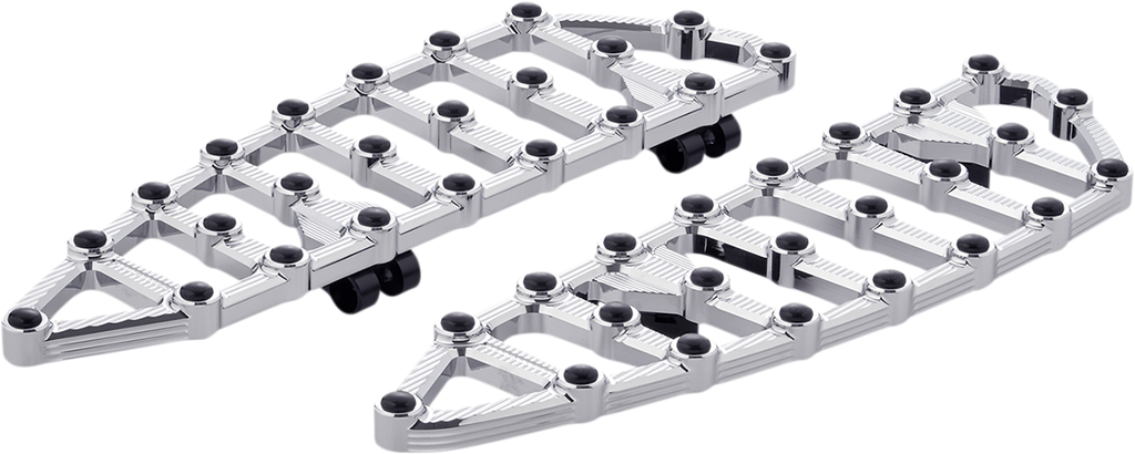 ARLEN NESS MX Driver Floorboards - Chrome 410-008