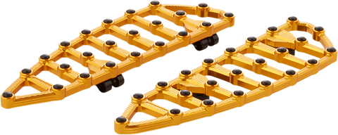 ARLEN NESS MX Driver Floorboards - Gold 410-010