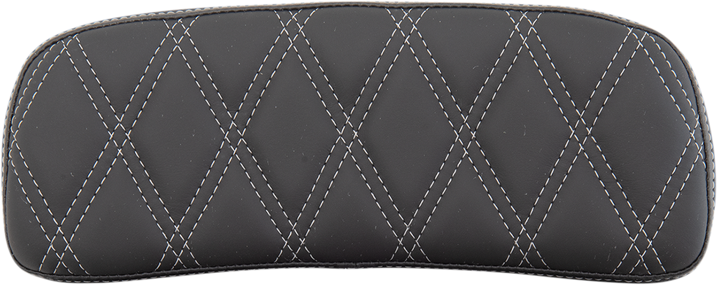 DRAG SPECIALTIES Chopped Tour-Pak Pad - Double Diamond - Black/Silver 0822-0433