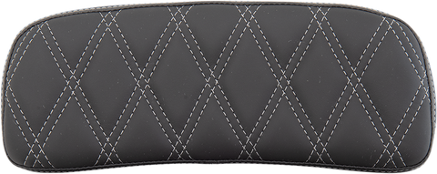 DRAG SPECIALTIES Chopped Tour-Pak Pad - Double Diamond - Black/Silver 0822-0433