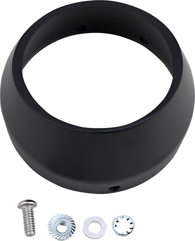 BASSANI XHAUST End Cap - Black - Slash BESM1B