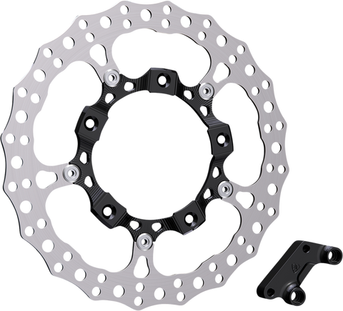 ARLEN NESS Rotor 14" - Front Right - Black 300-004