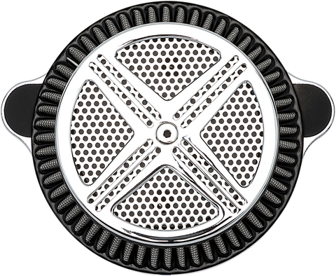 LA CHOPPERS XXX Air Cleaner - Chrome - M8 LA-2390-03