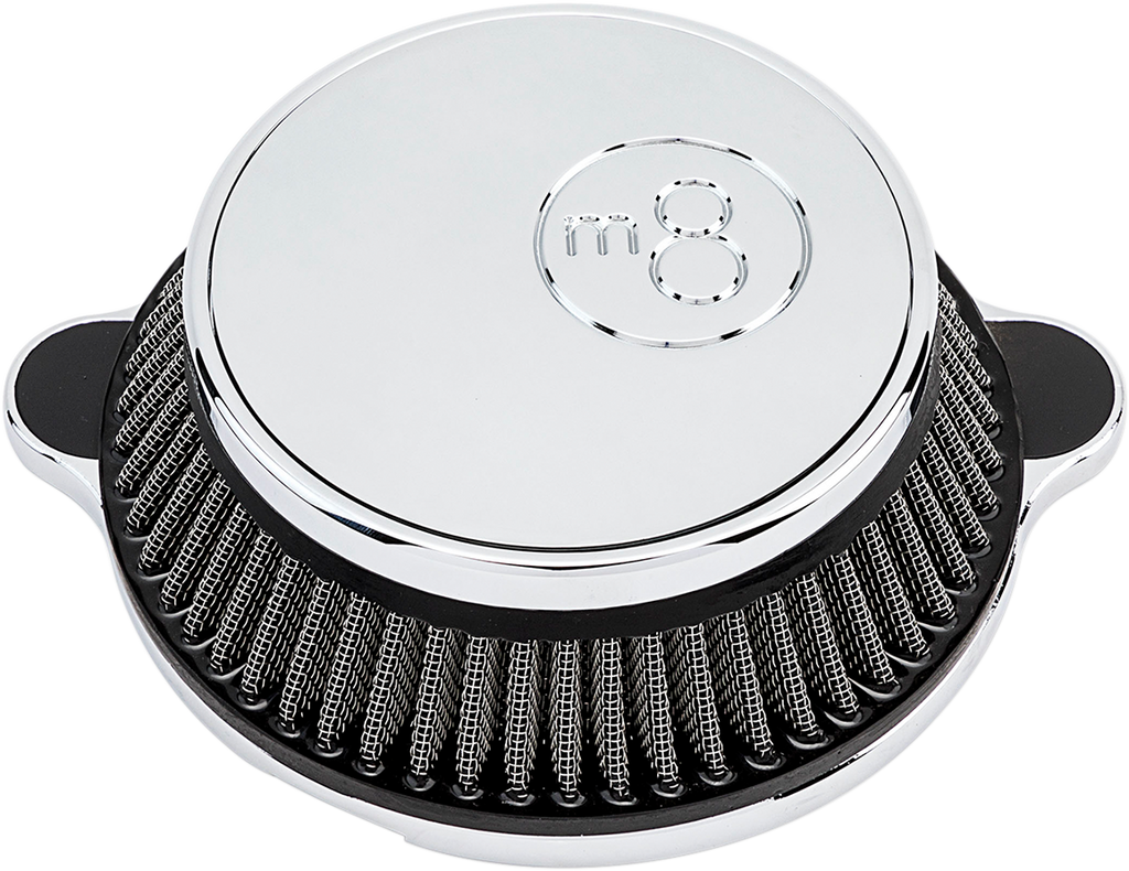 LA CHOPPERS 8-Ball Air Cleaner - Chrome - M8 LA-2391-03
