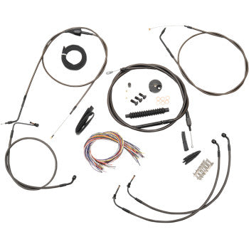 Cable Kit - 18" - 20" Ape Hanger Handlebars - Midnight 0610-1427