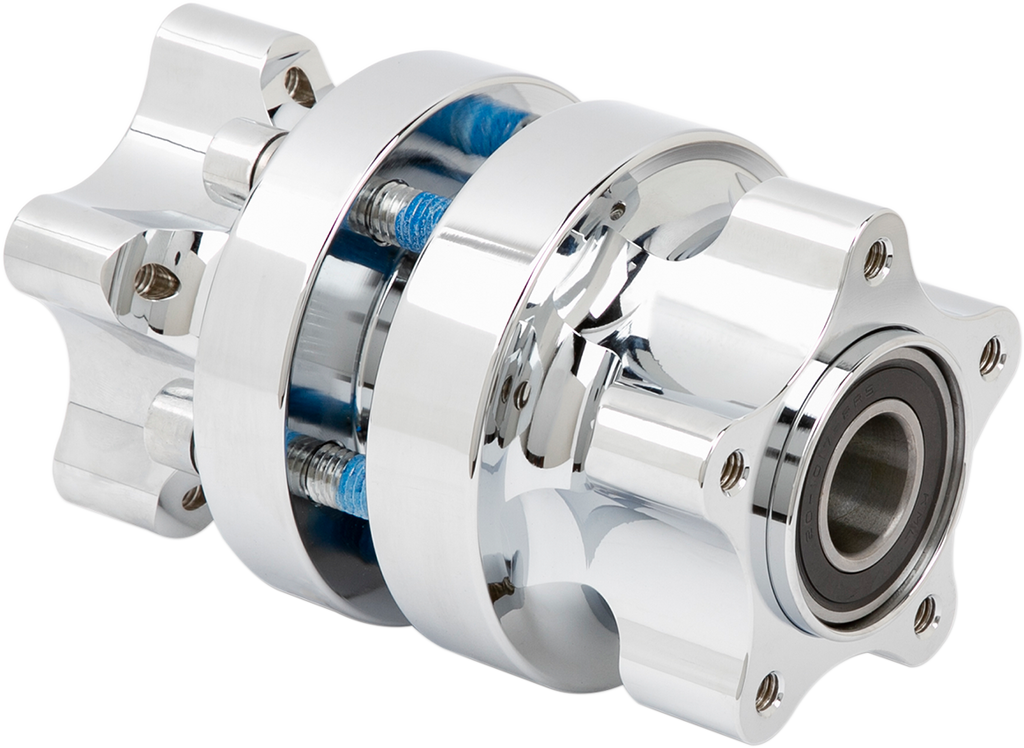 ARLEN NESS Hub - Cartridge - Front/Dual Disc - Chrome - '00-'07 FLT 71-605