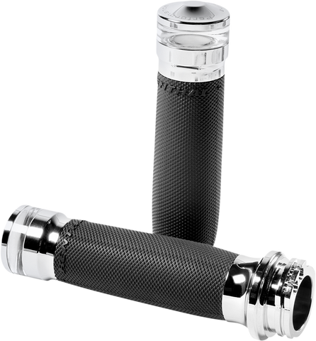 PERFORMANCE MACHINE (PM) Grips Contour - LED - Cable - Chrome 0063-2101M-CH