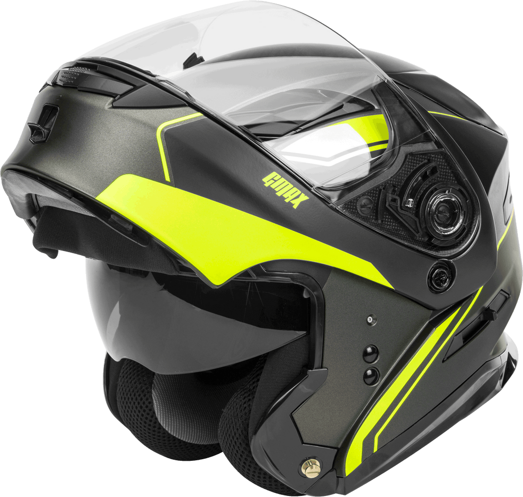 Md 01 Modular Exploit Helmet Matte Black/Hi Vis Xl
