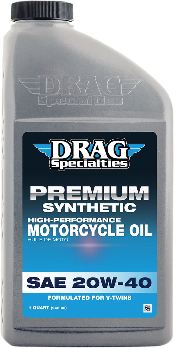 DRAG SPECIALTIES OIL Synthetic Engine Oil - 20W-40 - 1 U.S. quart 900-600
