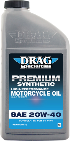 DRAG SPECIALTIES OIL Synthetic Engine Oil - 20W-40 - 1 U.S. quart 900-600