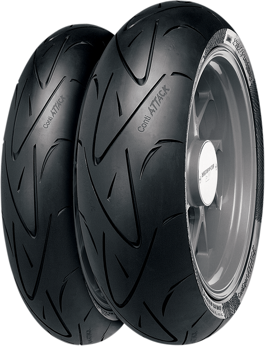 CONTINENTAL Tire - ContiSportAttack - Rear - 180/55R17 - (73W) 02443930000