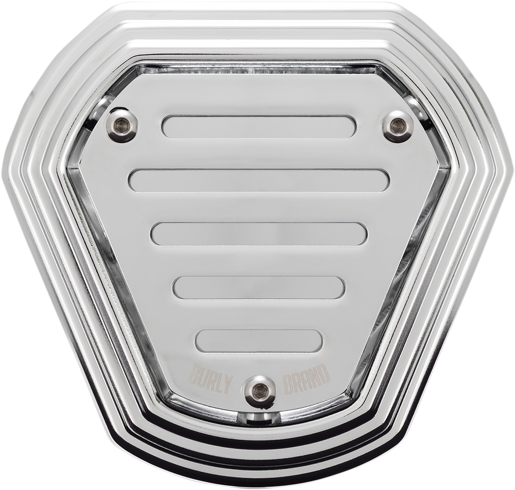 BURLY BRAND Burley Air Cleaner -  Chrome - XL B09-0012C