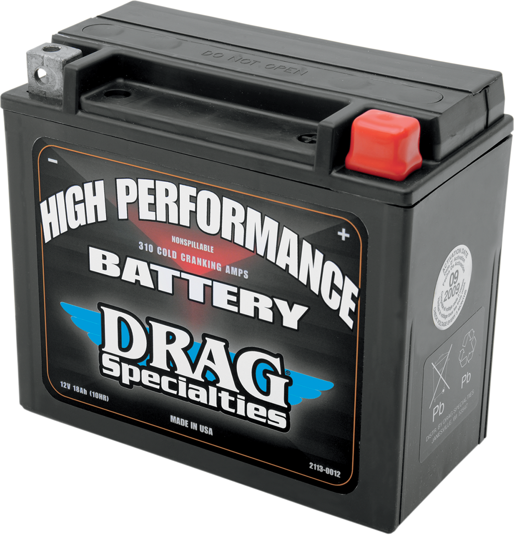 DRAG SPECIALTIES High Performance Battery - YTX20HL DRGM720BH