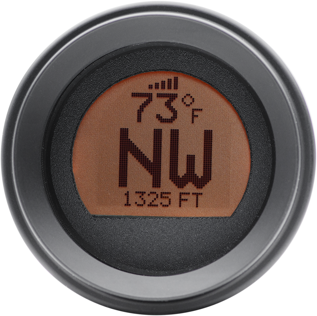 DAKOTA DIGITAL 2-3/16" Stand-Alone LCD GPS Compass - Black/Black MCH-GPS17-K-K