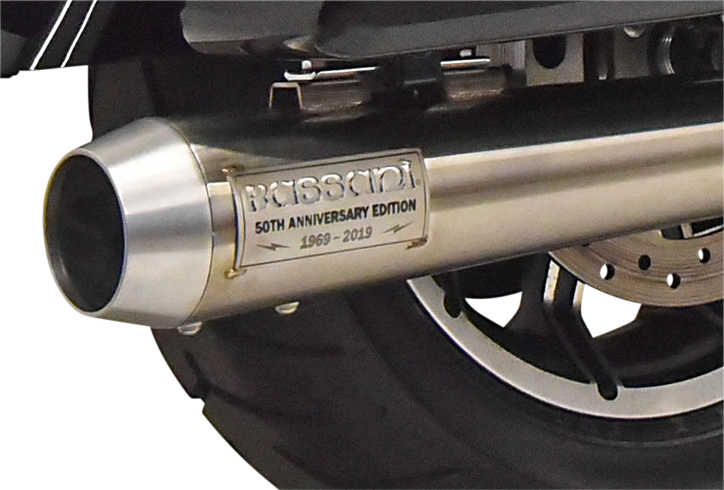 BASSANI XHAUST 50th Anniversary 2:1 Exhaust - Stainless Steel - M8 FL 1F50SS