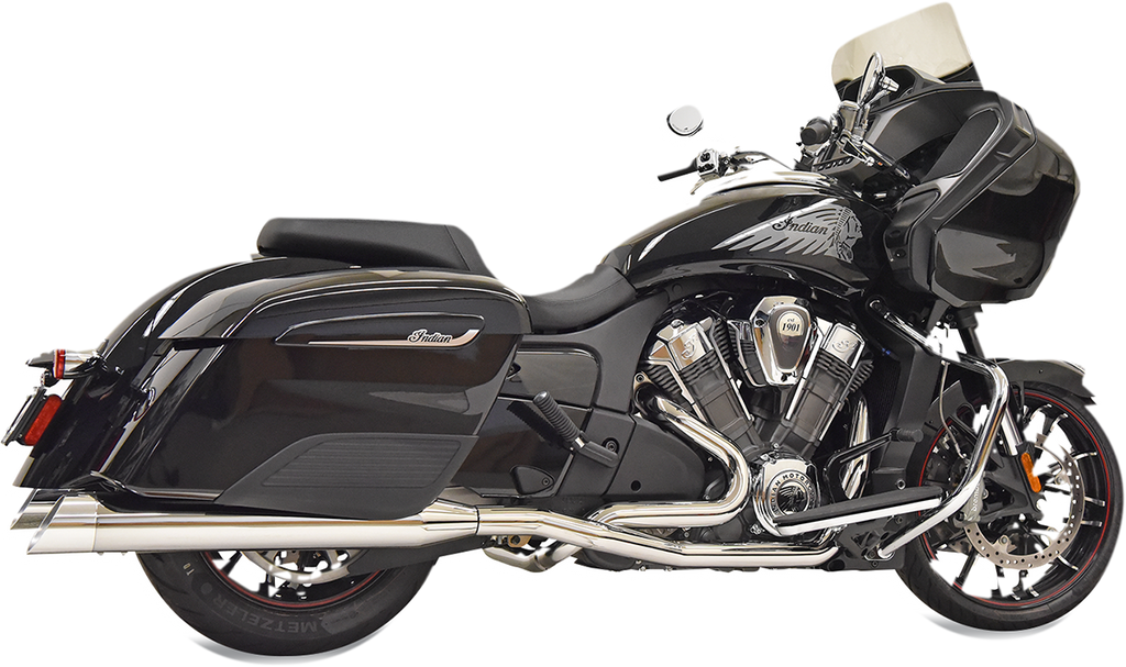 BASSANI XHAUST Road Rage 2:1 Exhaust - Chrome - Challenger 8H18S