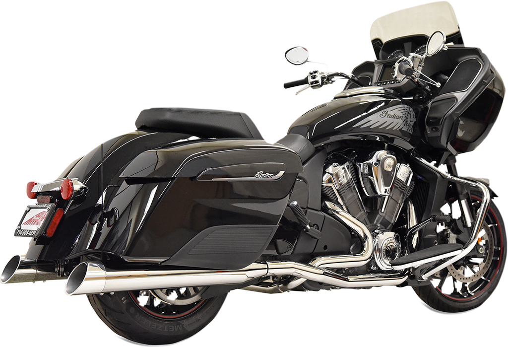 BASSANI XHAUST Road Rage 2:1 Exhaust - Chrome - Challenger 8H18S