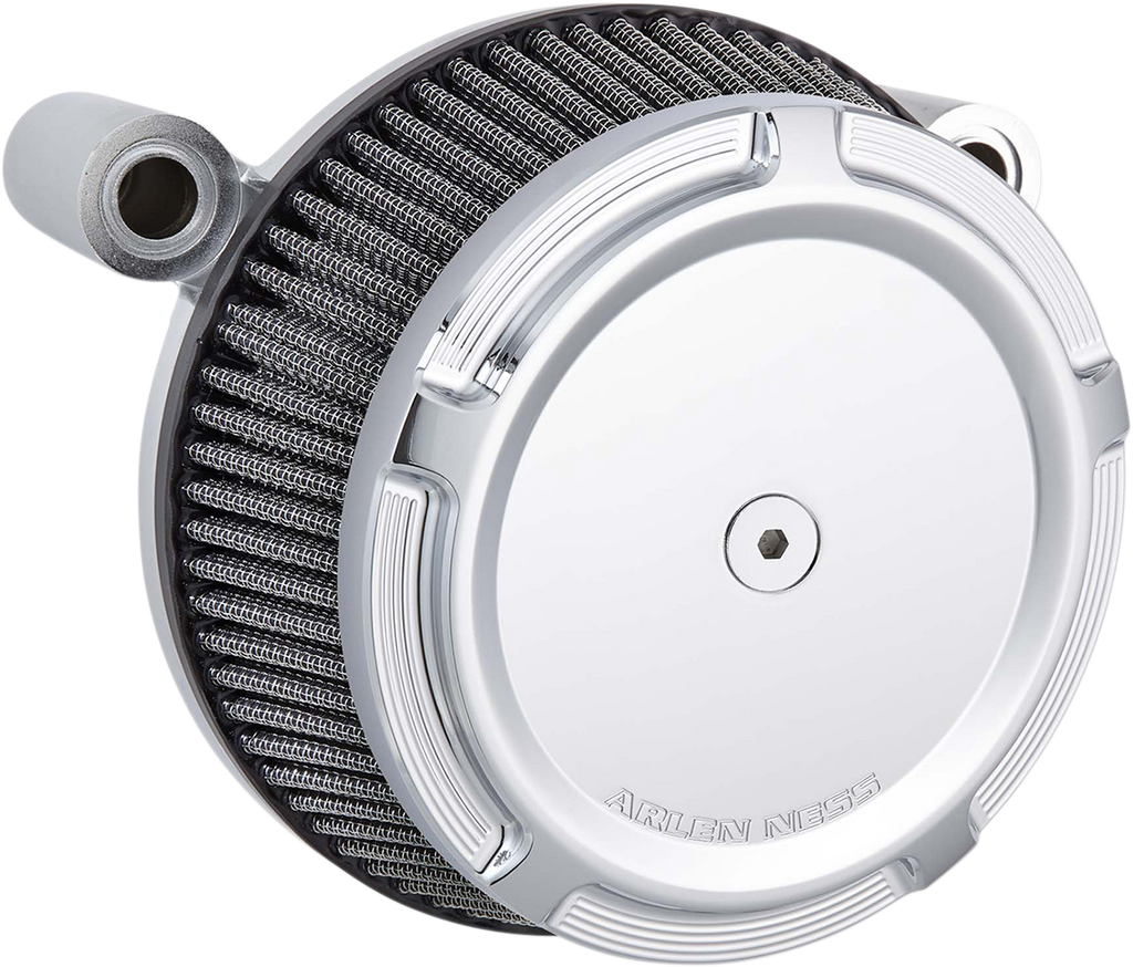 ARLEN NESS Beveled Synthetic Stage-1 Air Cleaner - Chrome - Twin Cam 50-846