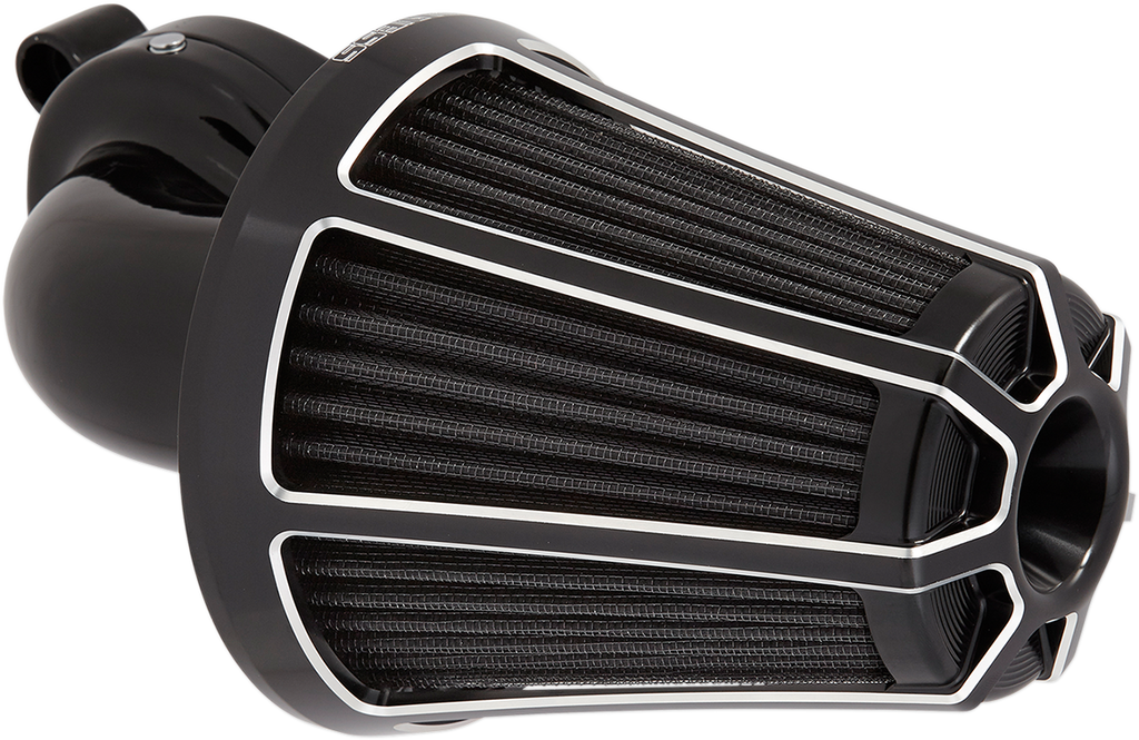 ARLEN NESS Monster Sucker Air Cleaner Cover - Beveled - Black 81-104