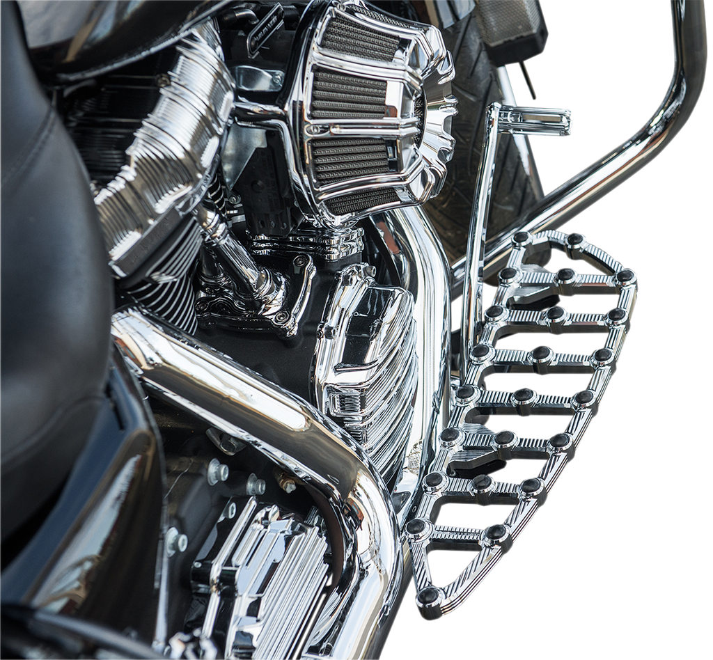 ARLEN NESS MX Driver Floorboards - Chrome 06-890