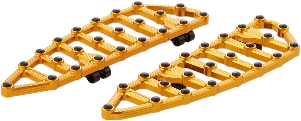 ARLEN NESS MX Driver Floorboards - Gold 06-894