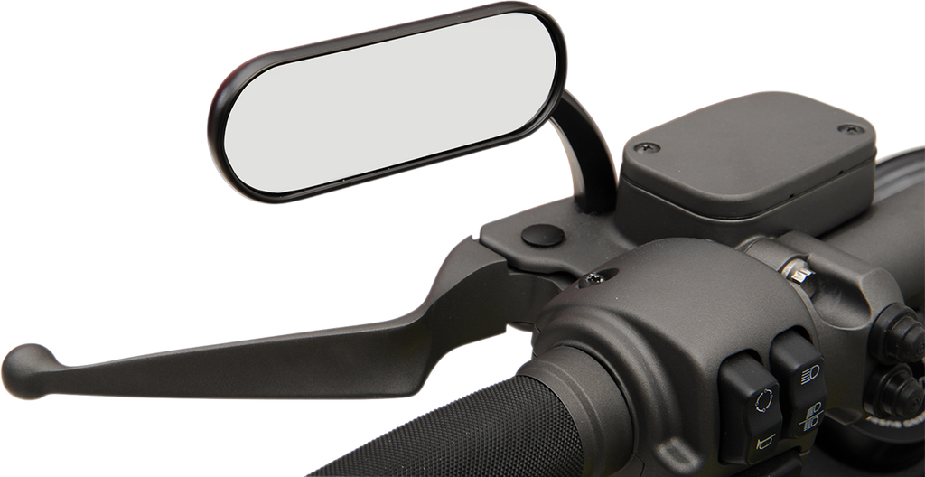 ARLEN NESS Mirror - Micro - Mini - Side View - Oval - Black - Left 13-412
